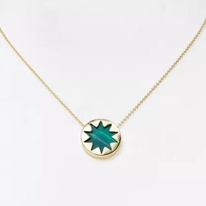 HOUSE OF HARLOW 1960s MINI SUNBURST PENDANT NECKLACE